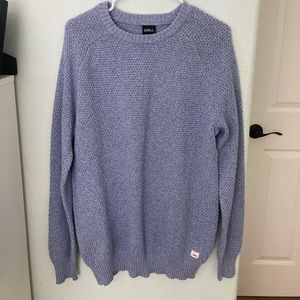 SWELL Men’s Light Blue Knit Crewneck Sweater - Size Large